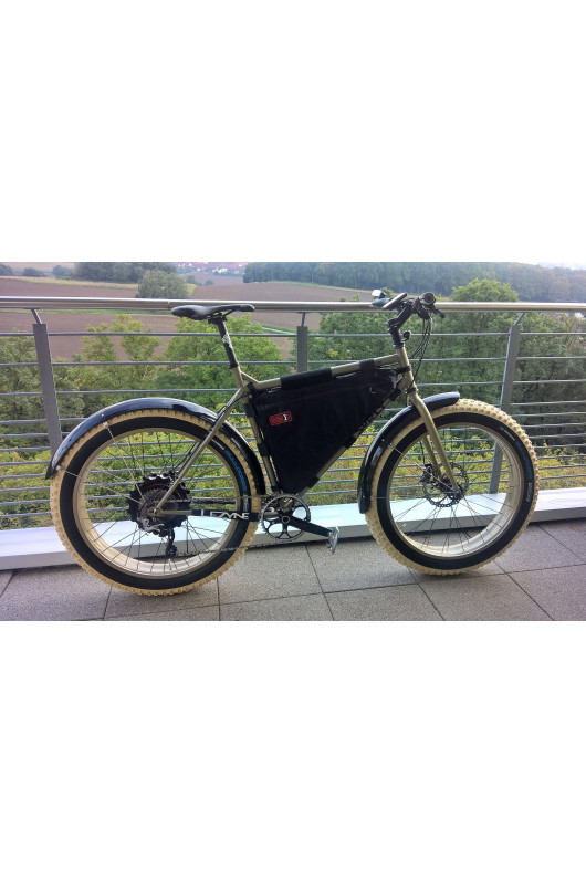 Kit Garde-boue Fixe Pour Fat Bike - Noir, Pour Pneus Jusqu'à 26x4.5 Pouces (Speedkit)