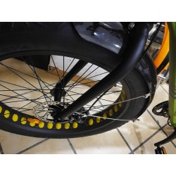 Garde-Boue Vélo Fat Bike 26" x 4.0-4.8 Noir Brillant