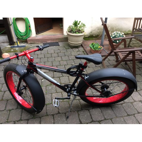 Garde-Boue Fat Bike 26" Noir Extra Large 123mm