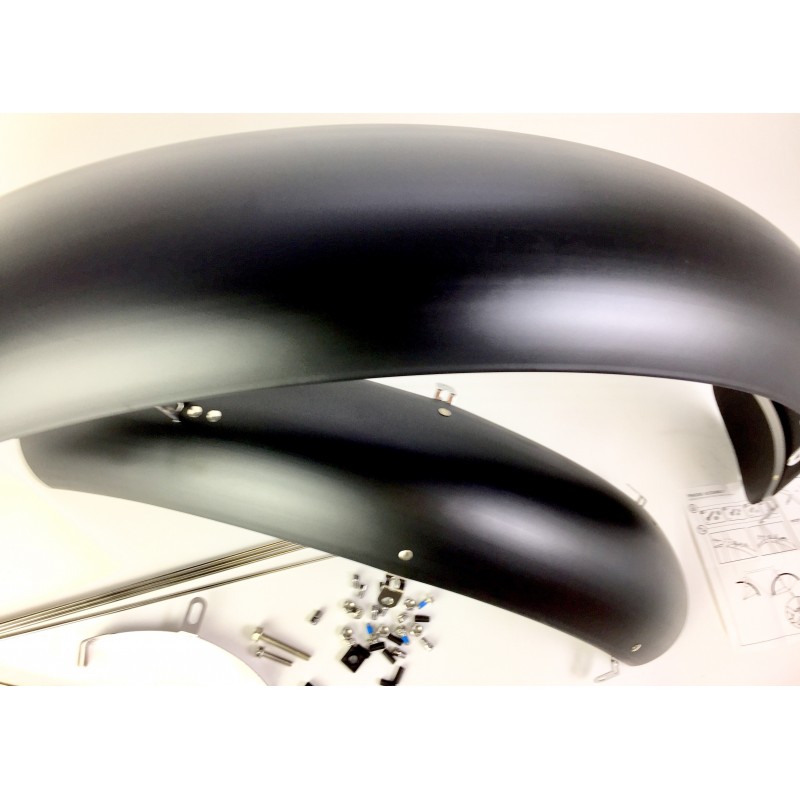 Jeu De Garde-boue Pour Vélo/pneus Gras Taille 26" X 4.0" - Néoprène Durable PP, Neuf