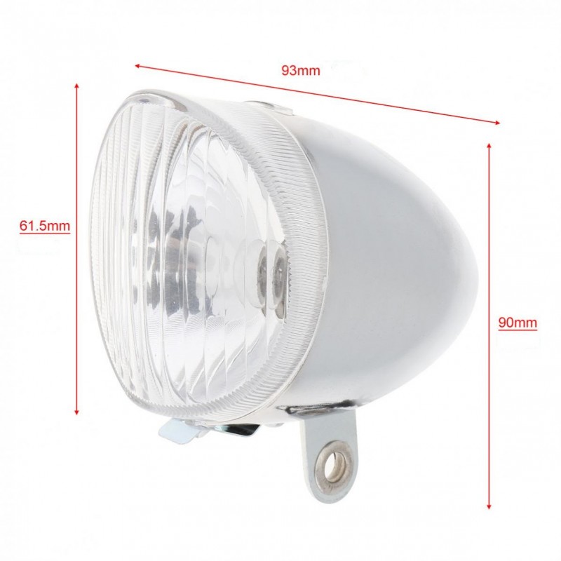 Kit éclairage Vélo électrique 24V-48V - Phare Avant + Feu Arrière + Interrupteur - IPX4, Câbles 1500mm