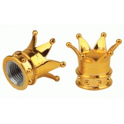 Bouchon de valve Crown Or