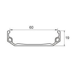 Jante Alu Noir Mat 27,5" 36 Rayons 67mm Velo Fatbike Cruiser Chopper Electrique Roue