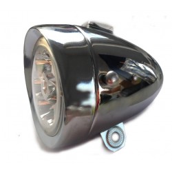 Phare Avant 6 LED Métal Chrome