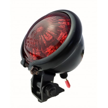 Feu Arrière Old Bates Led Rouge, Noir Vélo type moto rétro