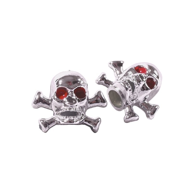 Bouchon de valve Skull Bones Chrome