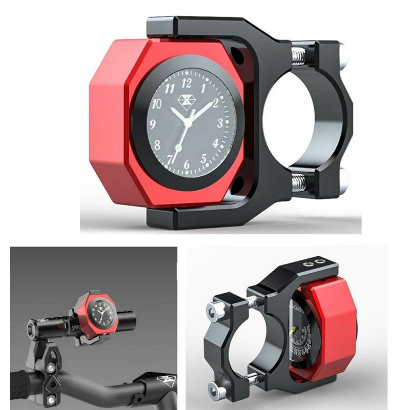 Montre/Thermomètre Vélo IRAKEM II Rotative Rouge