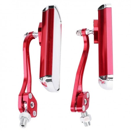 Set de 2 Rétroviseurs Vélo Custom Rouge