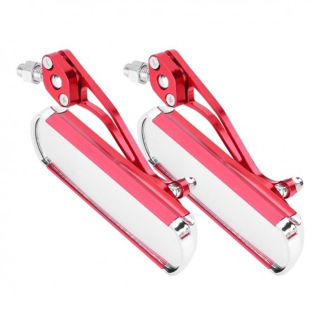 Set de 2 Rétroviseurs Vélo Custom Rouge