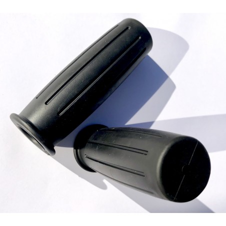 Poignées De Guidon Chauffantes Pour Moto Et Vélo - Caoutchouc Thermoplastique - Noir - Interrupteur Intégré