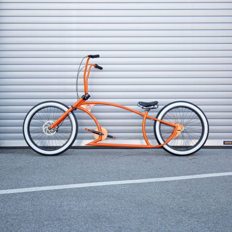 Vélo Chopper Ruff Cycles Orange Golden Weißbier