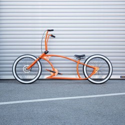 Vélo Chopper Ruff Cycles Orange Golden Weißbier