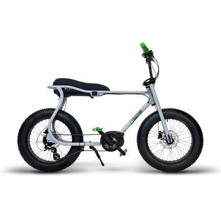 Vélo électrique Ruff Cycles Fatbike eBike Lil'Buddy Gris Argent