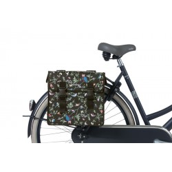 Basil Double Sacoche Vélo 35L Wanderlust Charcoal