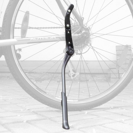 Béquille vélo arrière latérale réglable vélo 24-29 pouces noir
