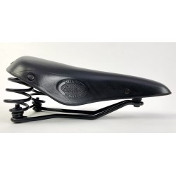 Selle Vélo Cuir Lepper Sport Noir