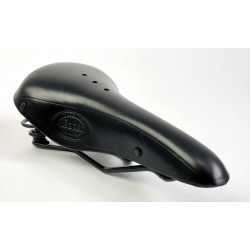 Selle Vélo Cuir Lepper Sport Noir