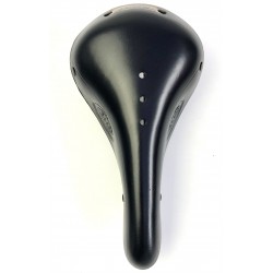 Selle Vélo Cuir Lepper Sport Noir