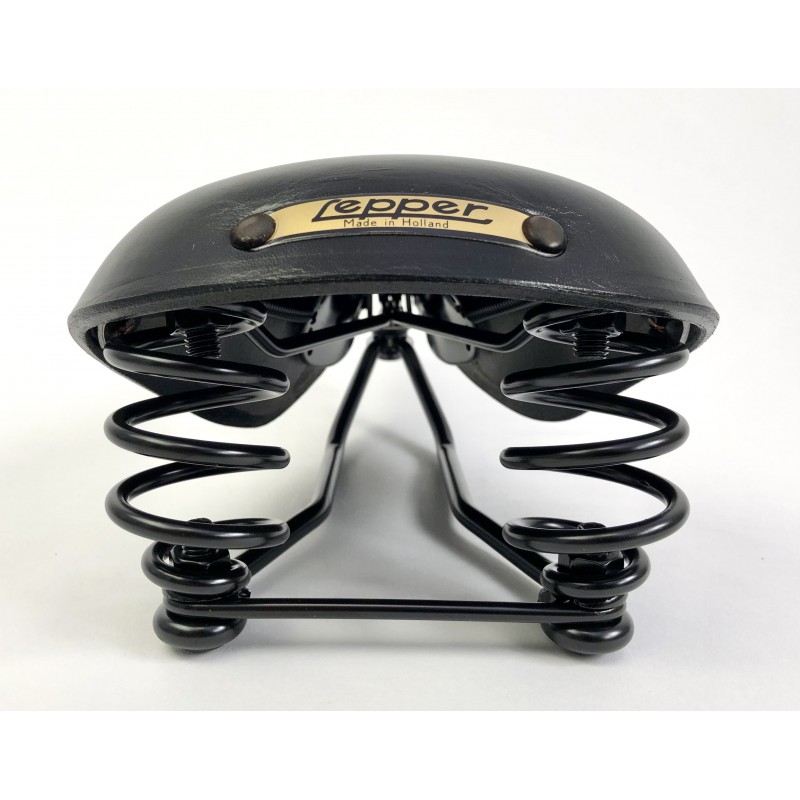 Selle Vlo Cuir Lepper Sport Noir