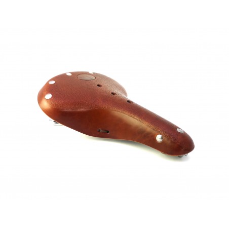 Selle Vélo Cuir Véritable City Marron