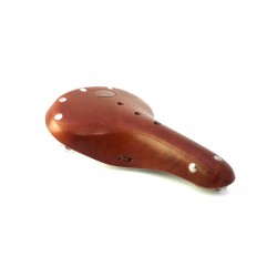 Selle Vélo Cuir Véritable City Marron