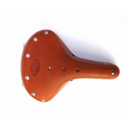 Selle Vélo Cuir Véritable City Miel