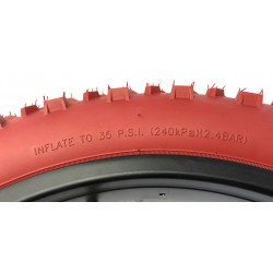 Pneu FatBike Innova 20 x 4.0 Rouge