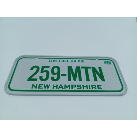 Plaque d'immatriculation américaine Vintage " NEW HAMPSHIRE 81 "