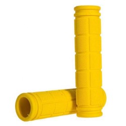 Poignée vélo Soft Rubber Grip Jaune