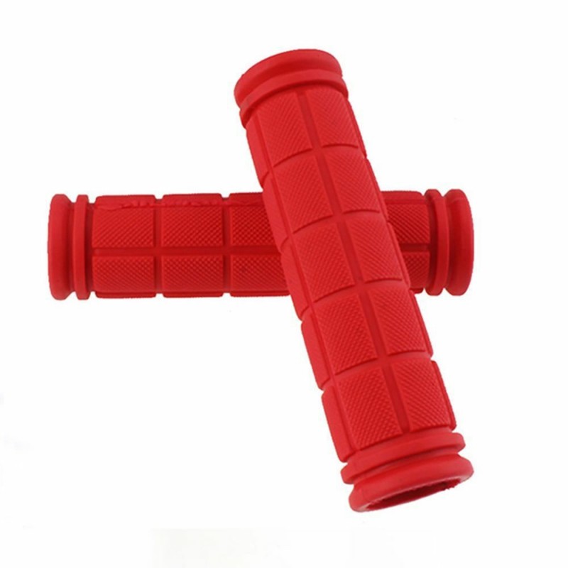 Poignées Guidon Vélo Corne De Taureau - Anti-Dérapantes - Pour VTT - Rouge - Confort Et Style