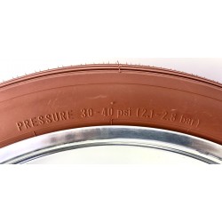 Pneu Vélo Thick Brick 24 x 3.00 Rouge Brique 75-507