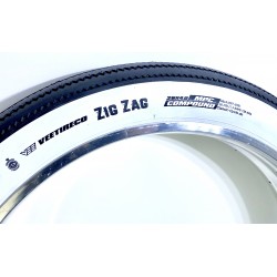 Pneu Fatbike Zig Zag 26 x 4.0 Flanc Blanc 102-559