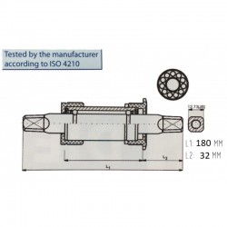 Boitier de pédalier BB Set Fatbike 120x180mm