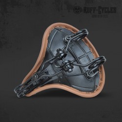 Selle en Cuir Ruff Cycles Stockman marron