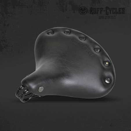 Selle en Cuir Ruff Cycles Stockman Noir