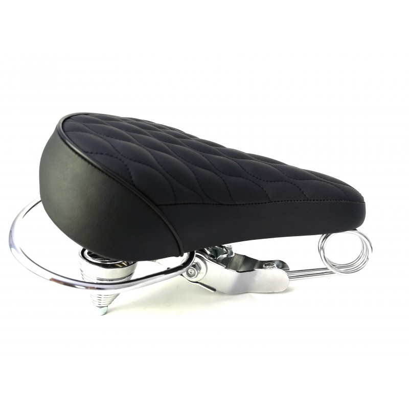 Selle De Vélo Cruiser Confort - Noire - Générique - Neuve