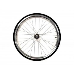 Paire de roue Chrome Vélo Fixie Pignon Fixe Singlespeed + Pneus