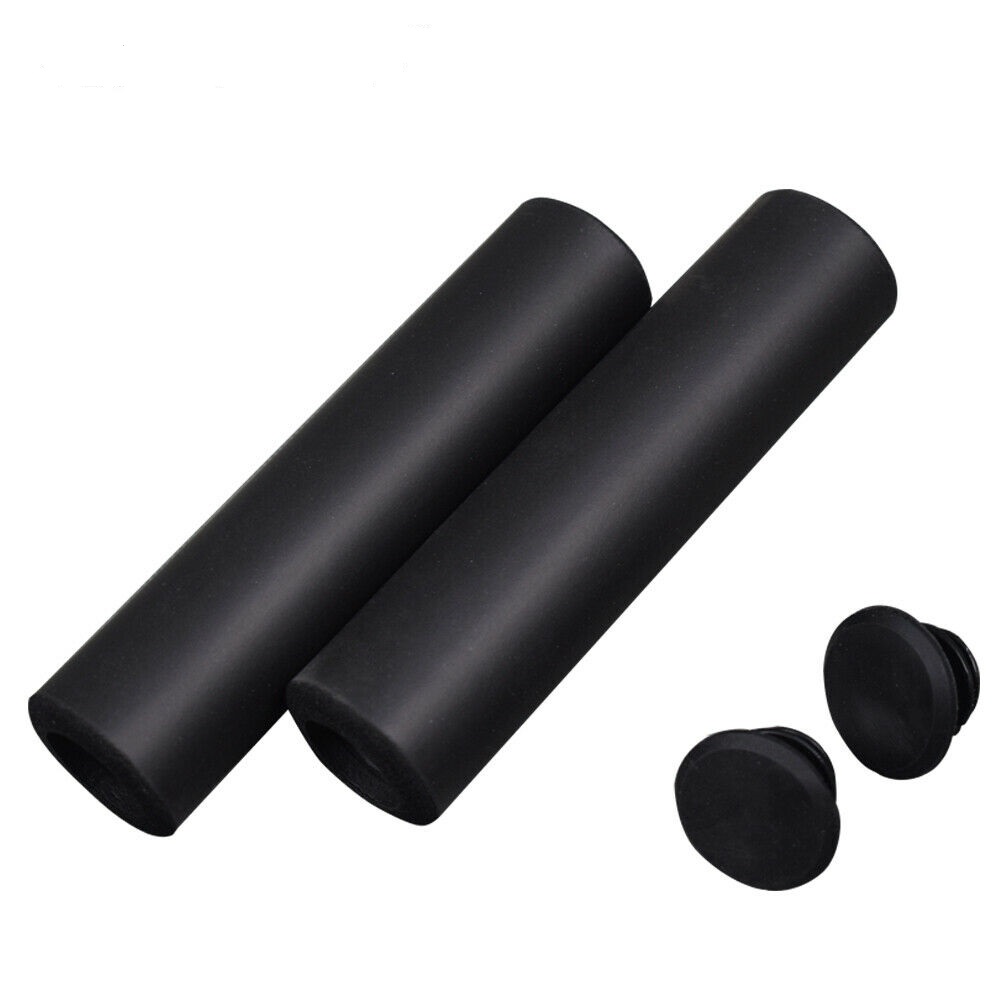 Éponge VTT souple FOAM poignées GRIP 130mm - 25g LÉGER - Noir